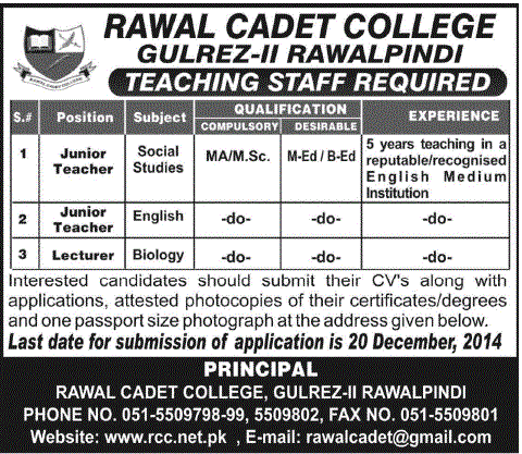 teachers vacancies