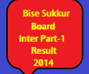 sukkur board inter part 1 result