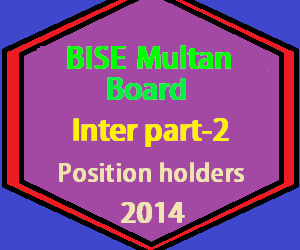 bise multan 12th class position holders