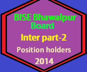 Bahawalpur board position holders