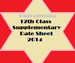 GRW_12th_class_supply_datesheet_2014