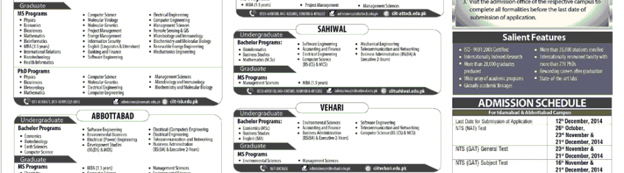 admission open at comset