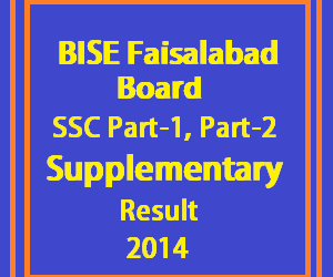 faisalabad board matric supply result 2014