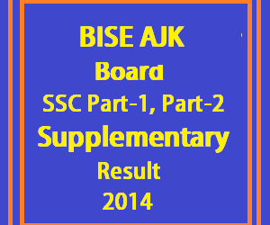 ajk board matric supply result 2014