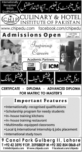 hotel management study in pakistan