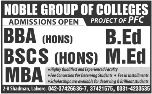 Noble group of colleges